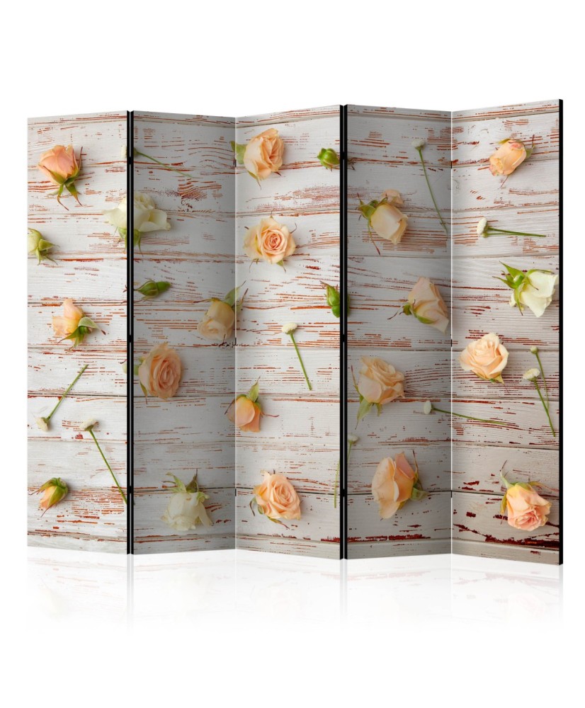 Pertvara  Wood & Roses II [Room Dividers]