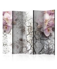 Pertvara  Bright red orchids II [Room Dividers]