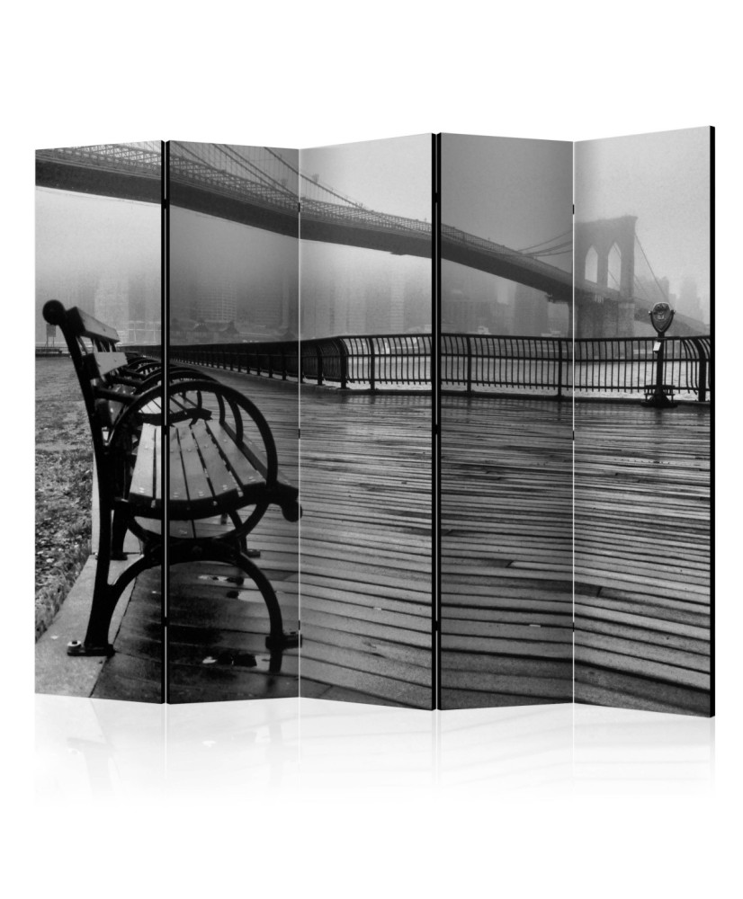 Pertvara  A Foggy Day on the Brooklyn Bridge II [Room Dividers]