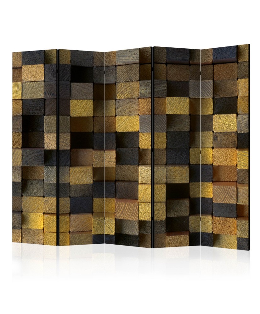 Pertvara  Wooden cubes II [Room Dividers]