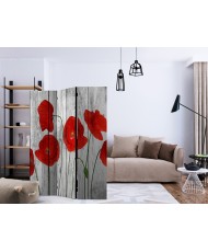 Pertvara  Tale of Red Poppies [Room Dividers]