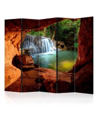Pertvara  Cave Forest Waterfall II [Room Dividers]