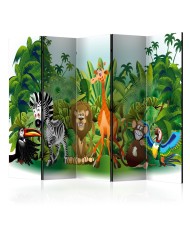 Pertvara  Jungle Animals II [Room Dividers]