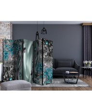 Pertvara  Floral Curtain (Turquoise) II [Room Dividers]