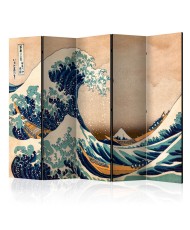 Pertvara  Hokusai The Great Wave off Kanagawa (Reproduction) II [Room Dividers]