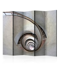 Pertvara  White spiral stairs II [Room Dividers]
