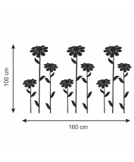 Dekoratyvinis veidrodis "Gėlių pieva 2"