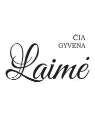 Sienų lipdukas Laimė