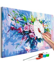 Pasidaryk pats  paveikslas ant drobės  Colorful Bouquet