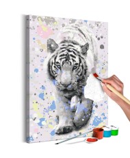 Pasidaryk pats  paveikslas ant drobės  White Tiger