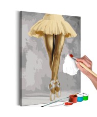 Pasidaryk pats  paveikslas ant drobės  Yellow Ballerina