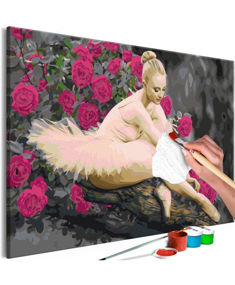 Pasidaryk pats  paveikslas ant drobės  Rose Ballerina
