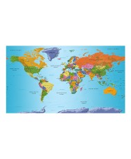 Fototapetas XXL  World Map Colourful Geography II