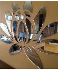 Dekoratyvinis veidrodis "Vandens lelija"