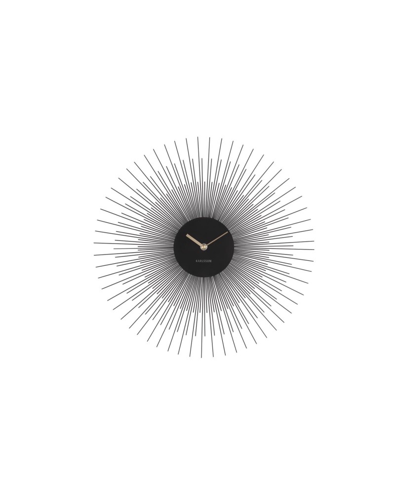 Sieninis laikrodis - Bijūnas, juodas, 45 cm