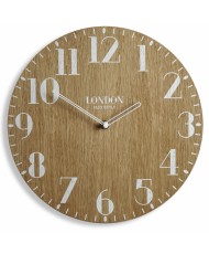 Sieninis laikrodis - Medinis Londonas retro 30 cm