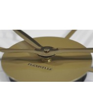 Metalinis laikrodis Vintažas Retro Auksinis 50cm