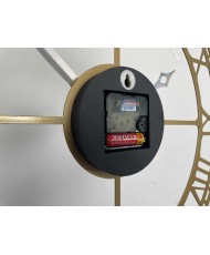 Metalinis laikrodis Vintažas Retro Auksinis 50cm