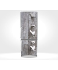 Magnetinis lipdukas ant šaldytuvo