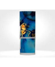 Magnetinis lipdukas ant šaldytuvo