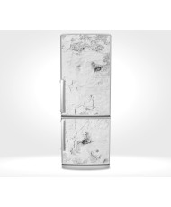 Magnetinis lipdukas ant šaldytuvo