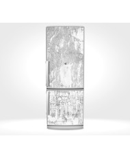 Magnetinis lipdukas ant šaldytuvo