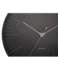 Sieninis laikrodis - Indeksas, juodas, 40 cm