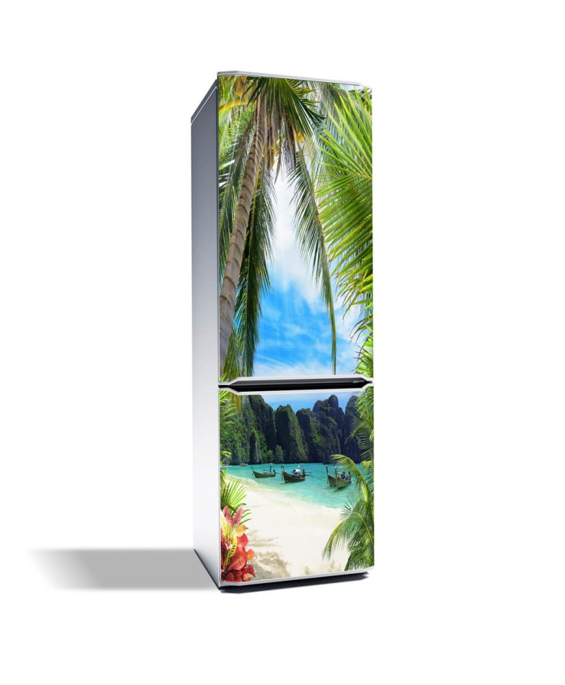 Magnetinis lipdukas ant šaldytuvo