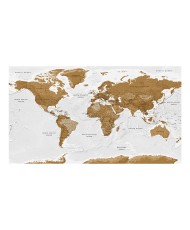 Lipnus fototapetas  World Map White Oceans II