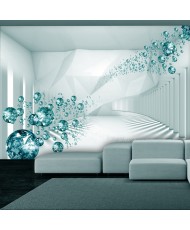 Lipnus fototapetas  Diamond Corridor (Turquoise)
