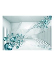 Lipnus fototapetas  Diamond Corridor (Turquoise)