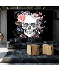 Lipnus fototapetas  Skull and Flowers