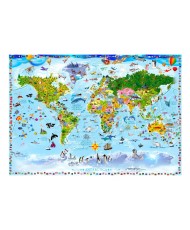 Lipnus fototapetas  World Map for Kids