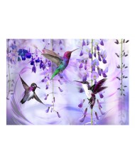 Lipnus fototapetas  Flying Hummingbirds (Violet)