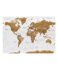 Lipnus fototapetas  World Map White Oceans