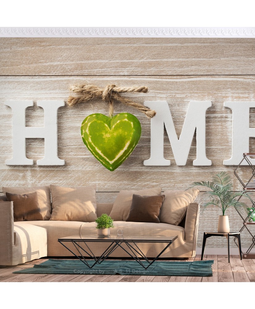 Lipnus fototapetas  Home Heart (Green)