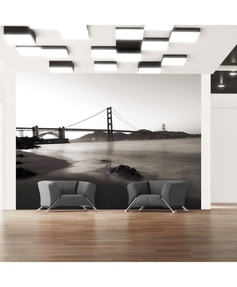 Fototapetas  San Francisco Golden Gate Bridge in black and white