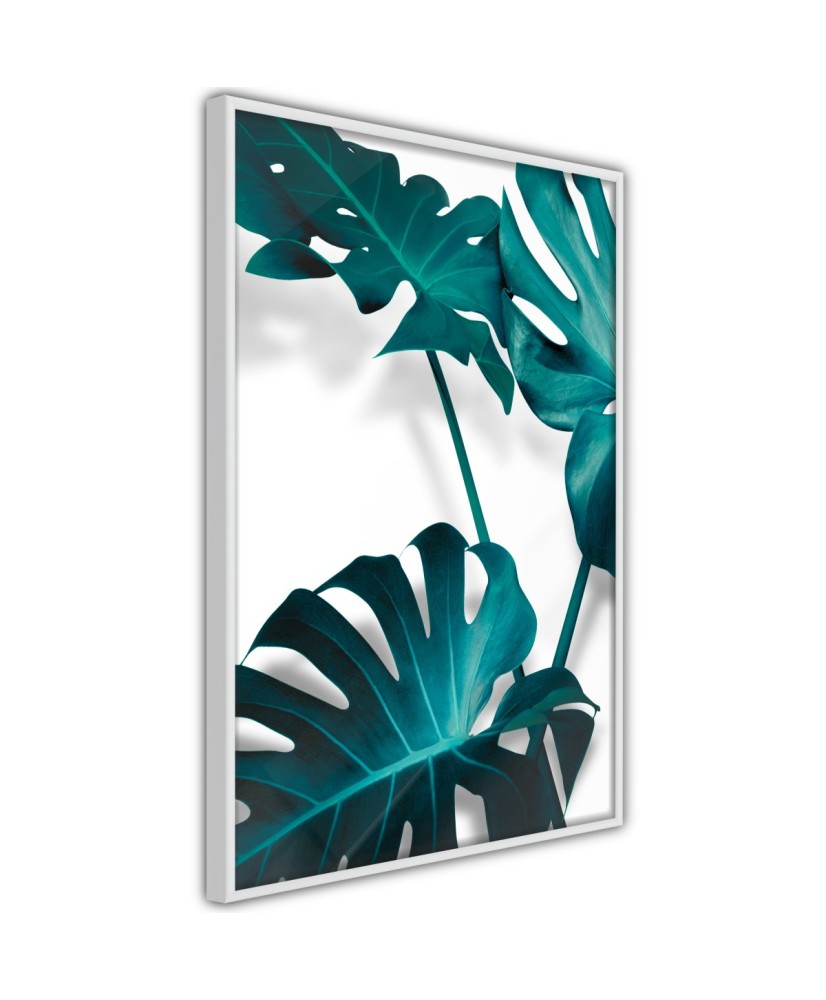 Plakatas  Turquoise Monstera II