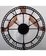 Metalinis laikrodis Didelis Vintažas Retro 80cm