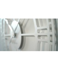 Metalinis laikrodis Didelis Vintažas Retro Baltas 80cm