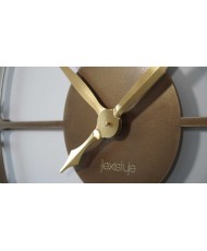 Metalinis laikrodis Didelis Vintažas Retro sendinto aukso 80cm