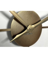 Metalinis laikrodis Vintažas Retro sendinto aukso 50cm