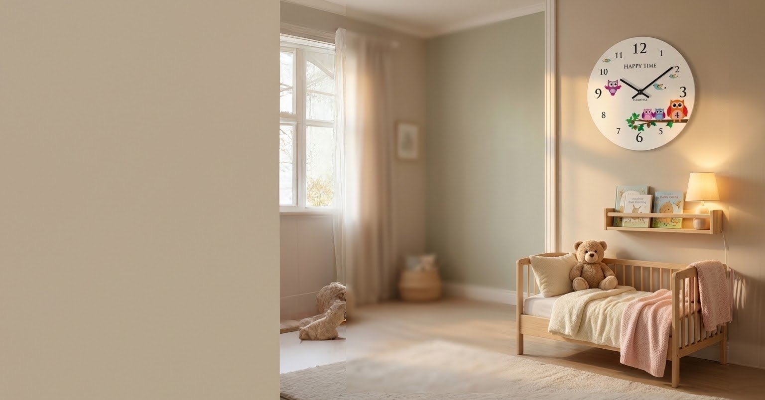 Vaikiški sieniniai laikrodžiai