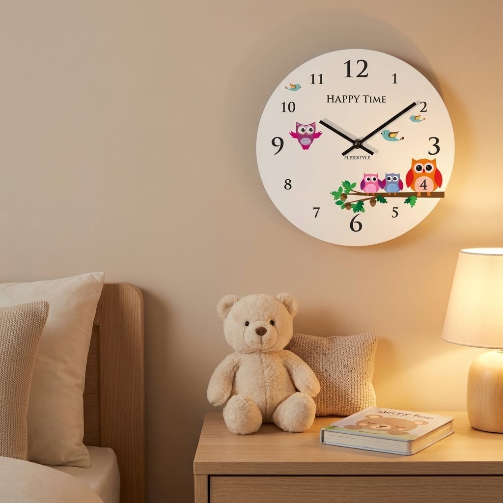 Vaikiški sieniniai laikrodžiai