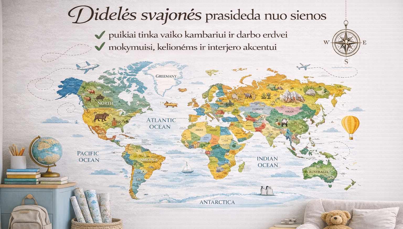 Žemėlapių lipdukai