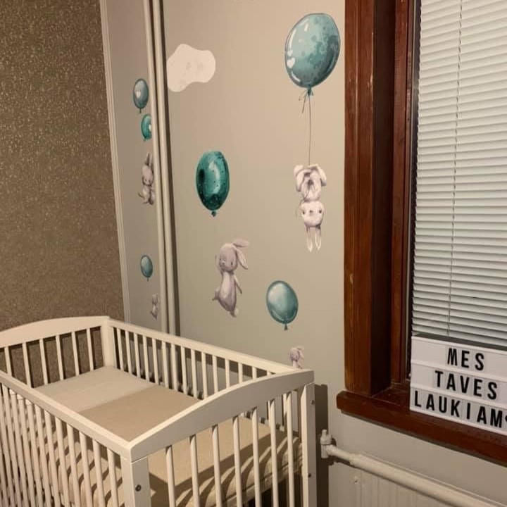 Deco Detalės sienų lipdukai vaiko kambaryje