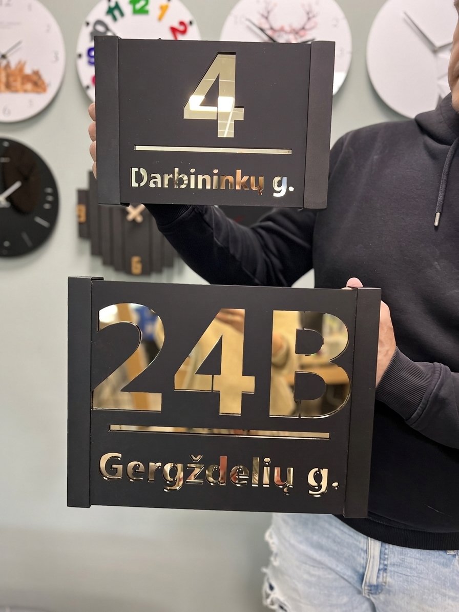 Deco Detalės gaminys kliento interjere